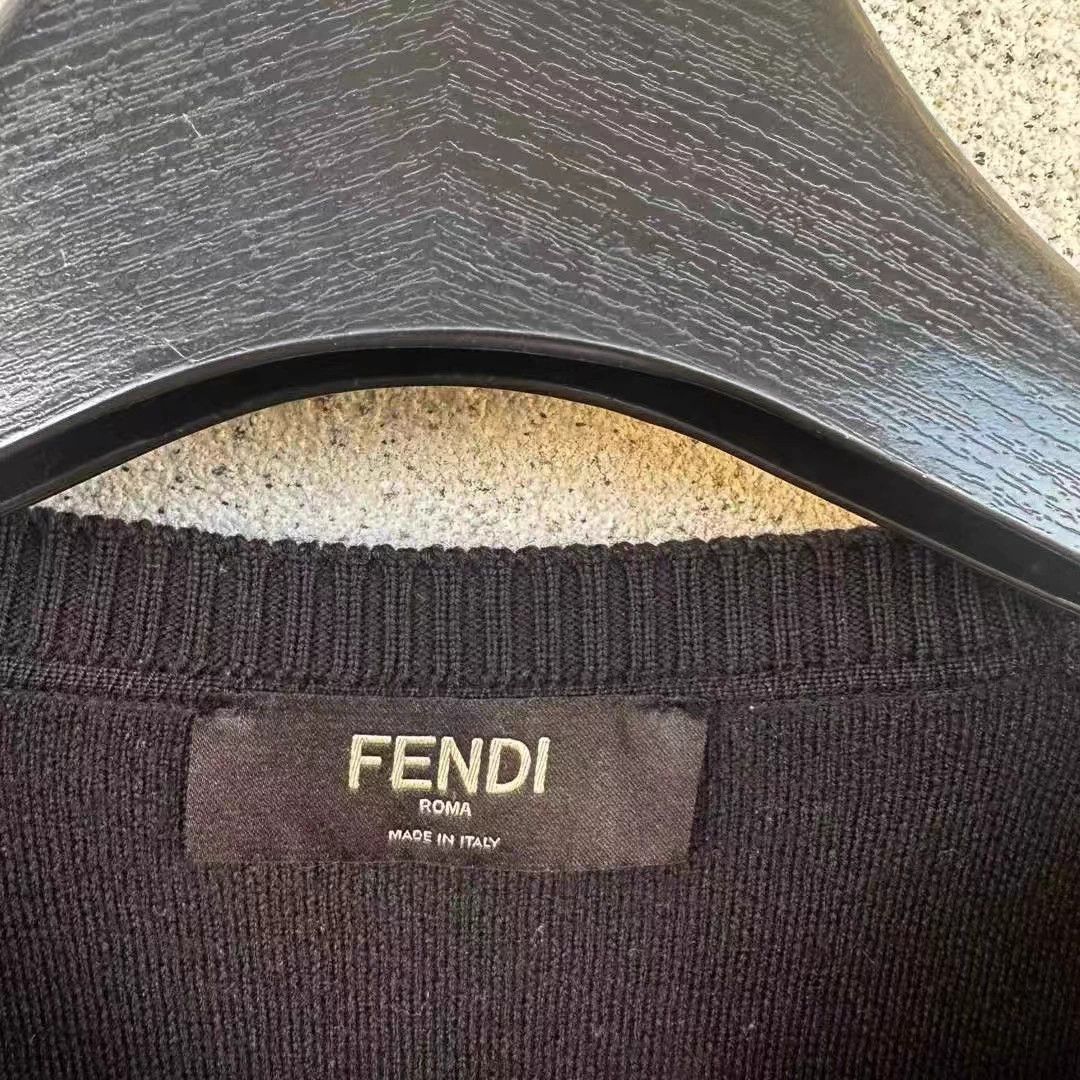 Fendi Fendi FF Logo Sweater 50 95 New Size US M / EU 48-50 / 2 - 2 Thumbnail
