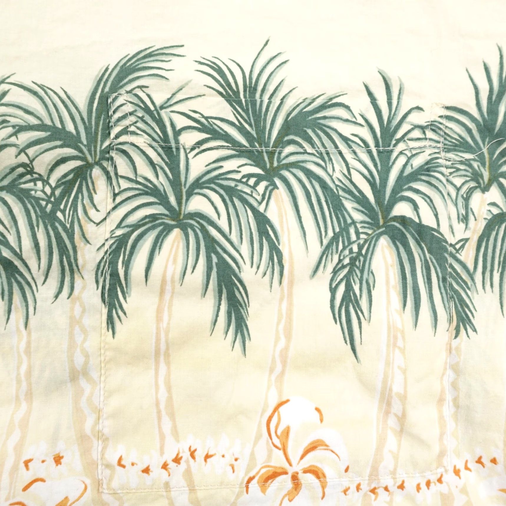 Vintage VINTAGE Kahala Shirt Mens 2XL Beige Hawaiian John Severson Palm Tree Aloha Camp Island Shirt Size US XXL / EU 58 / 5 - 4 Thumbnail
