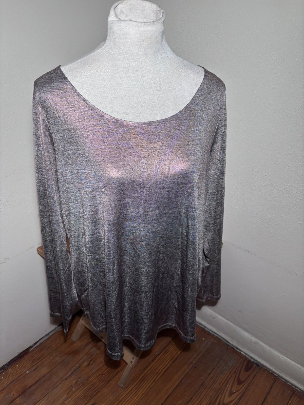 Other G by Giuliana Metallic Gold Top Size XL / US 12-14 / IT 48-50 - 9 Thumbnail