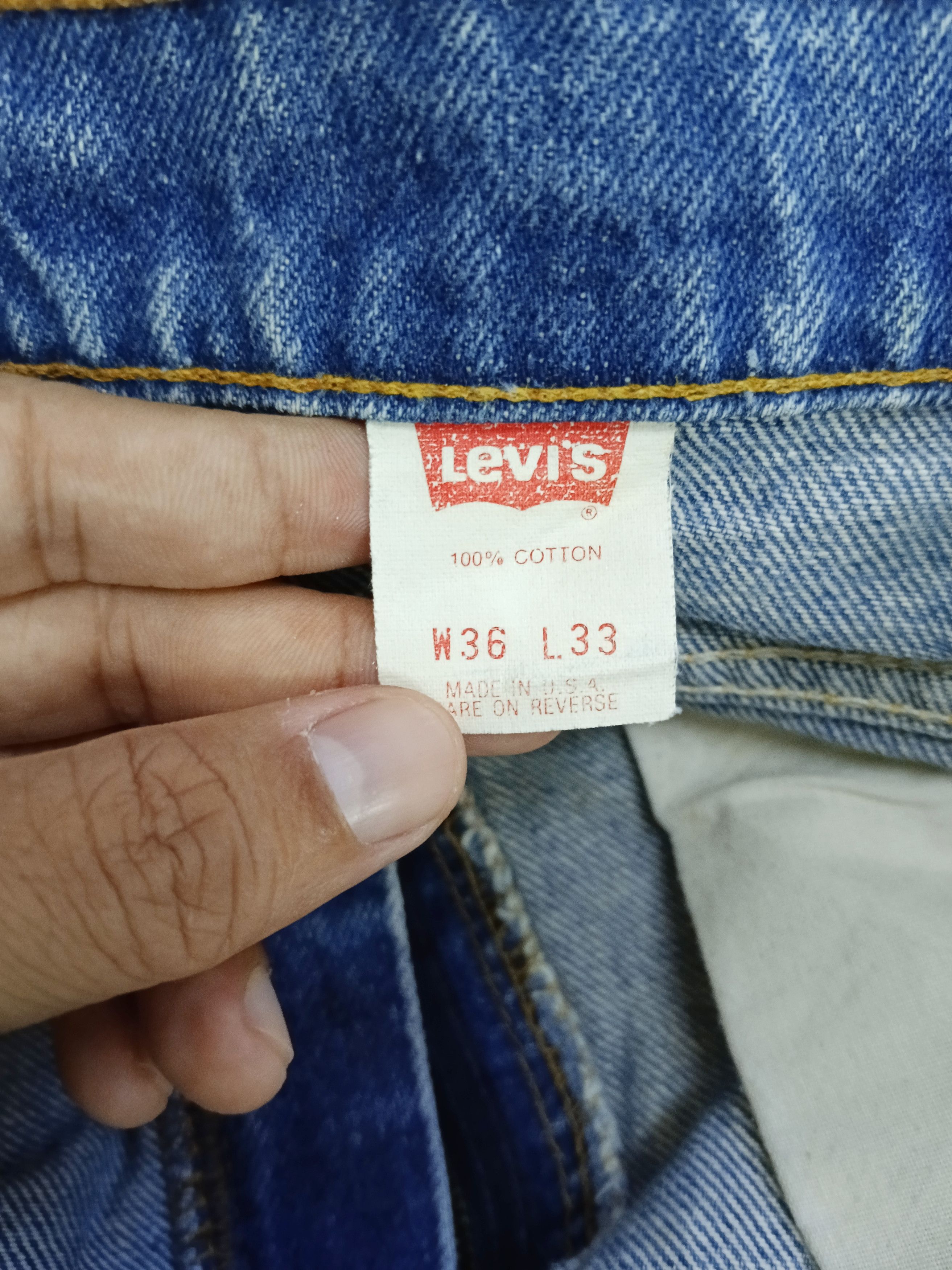 Levi's Vintage Clothing VINTAGE 90s WIDE LEG BOOCUT 517 LEVIS DISTRESSED Size US 35 - 9 Thumbnail