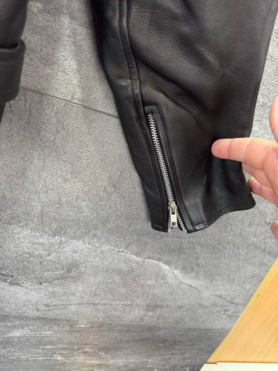 Genuine Leather Vintage Motorcycle Leather Biker Mens Jacket Size US S / EU 44-46 / 1 - 4 Thumbnail