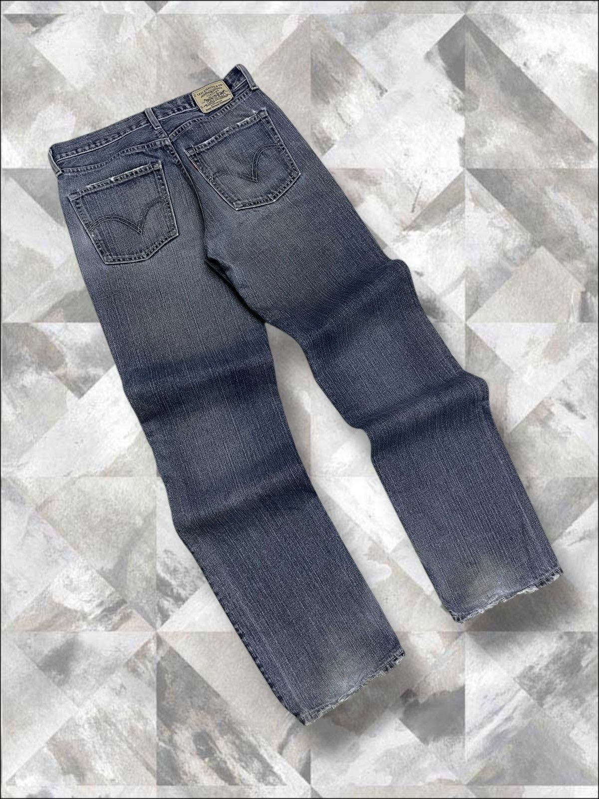 Levi's Vintage Clothing Vintage 1990s Designer Levis 502 Distressed Style Denim Size US 30 / EU 46 - 9 Thumbnail