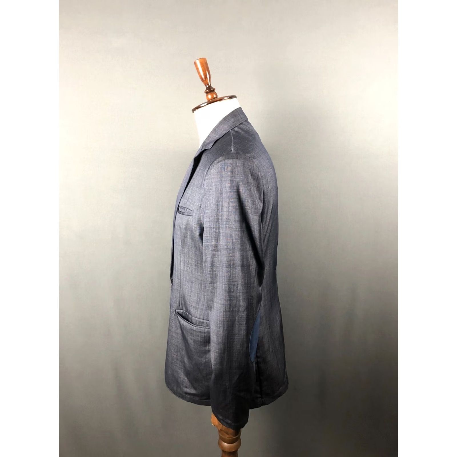 Emporio Armani Emporio Armani Blazer Mens One Size Blue Summer Viscose Men Lightweight Size 44L - 2 Thumbnail
