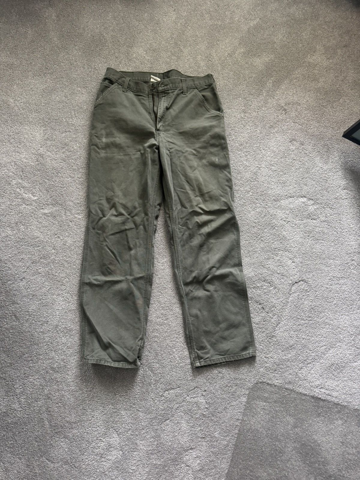Carhartt Dark Green Carhartt Pants Size US 34 / EU 50 - 1 Thumbnail