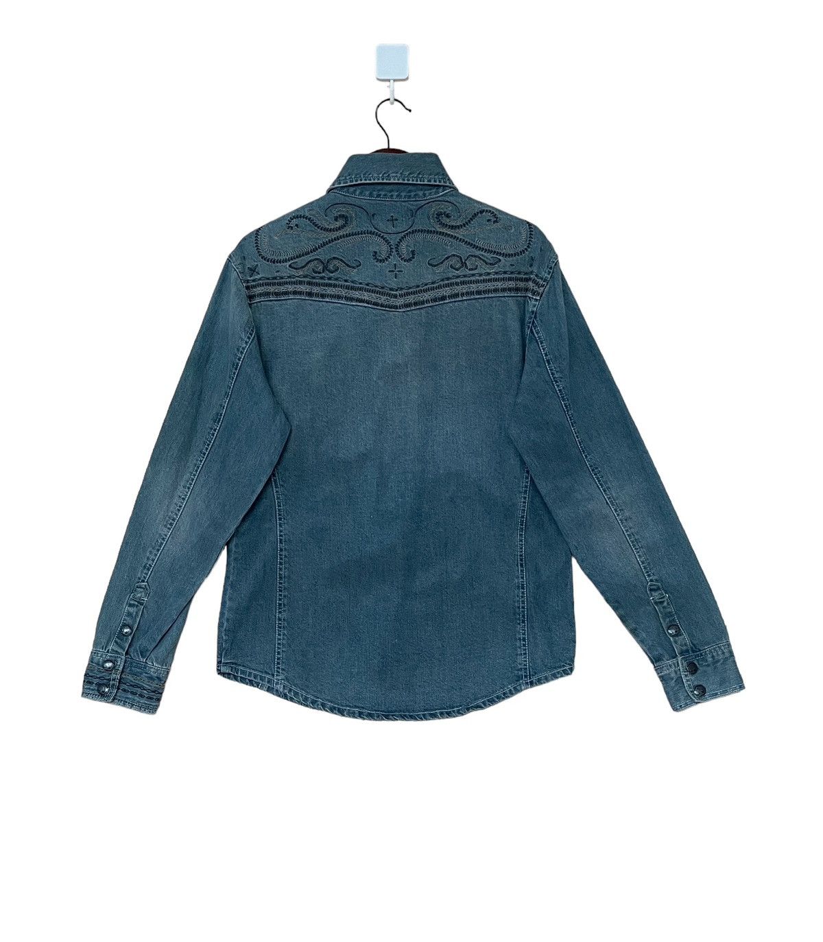 semanticdesign Vintage Japanese Brand Semantic Design Denim Shirt 1990s Size US L / EU 52-54 / 3 - 2 Thumbnail
