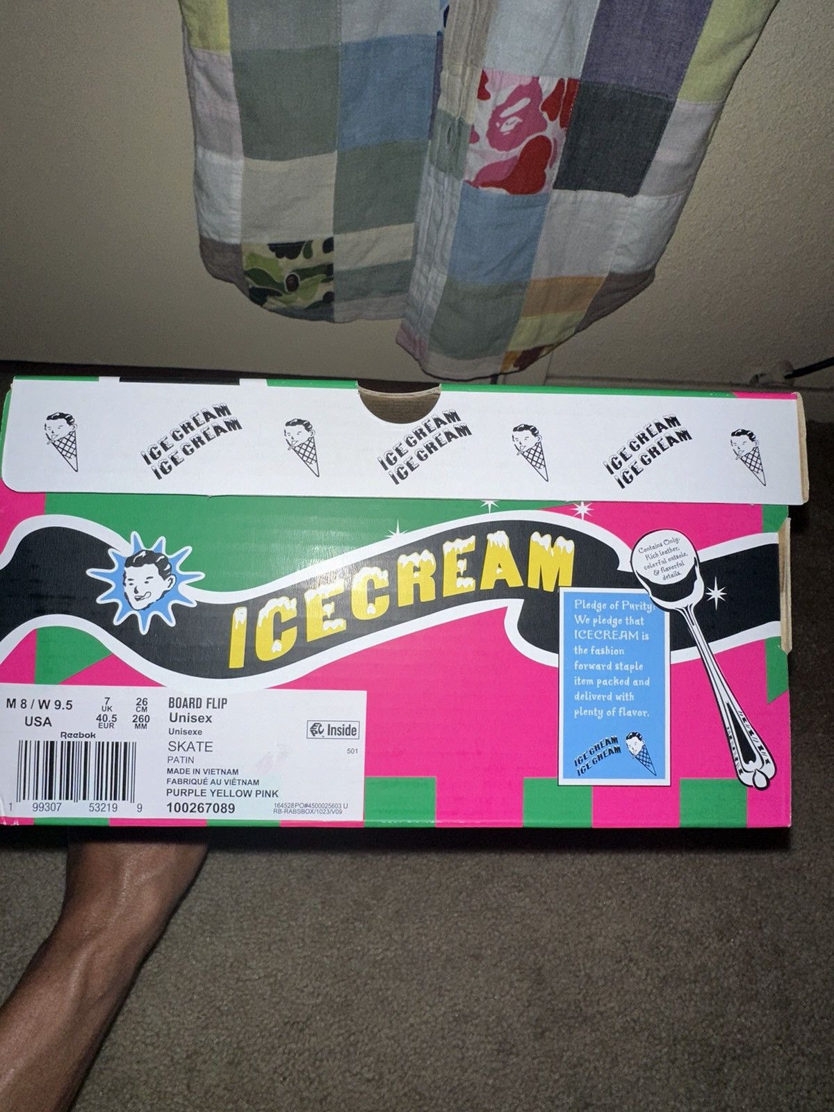 Reebok Icecream “Don Toliver” board flip Size US 8 / EU 41 - 7 Thumbnail