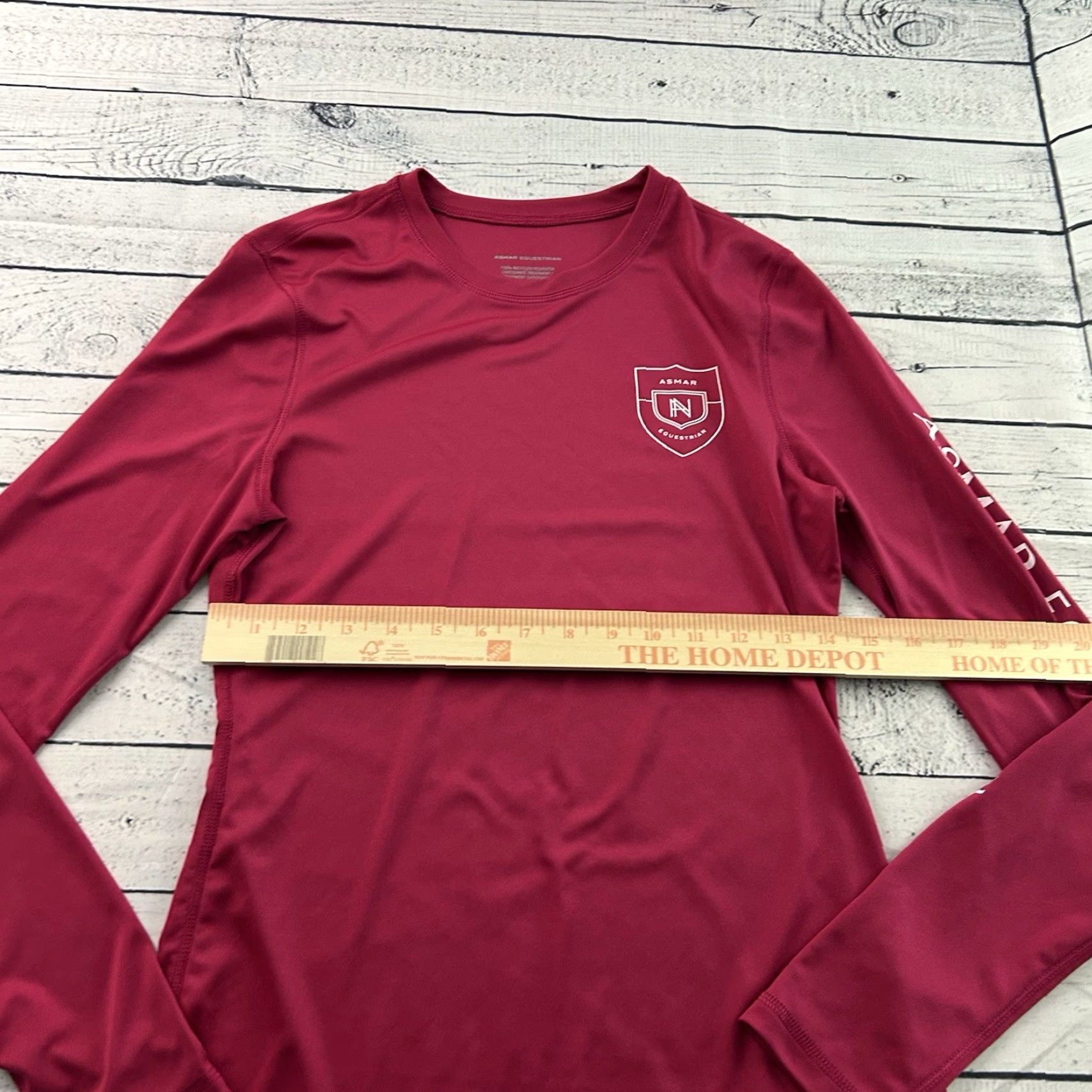 Pinko Asmar Equestrian Long Sleeve T-Shirt Women S Pink Polyester Recycled Size S / US 4 / IT 40 - 5 Thumbnail