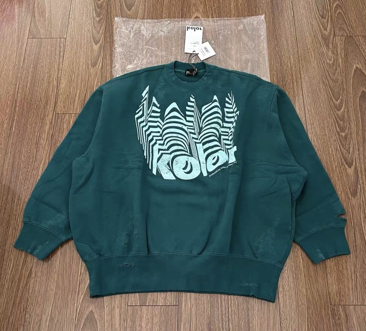 Kolor KOLOR CRASH SWEATSHIRT Size US L / EU 52-54 / 3 - 1 Thumbnail