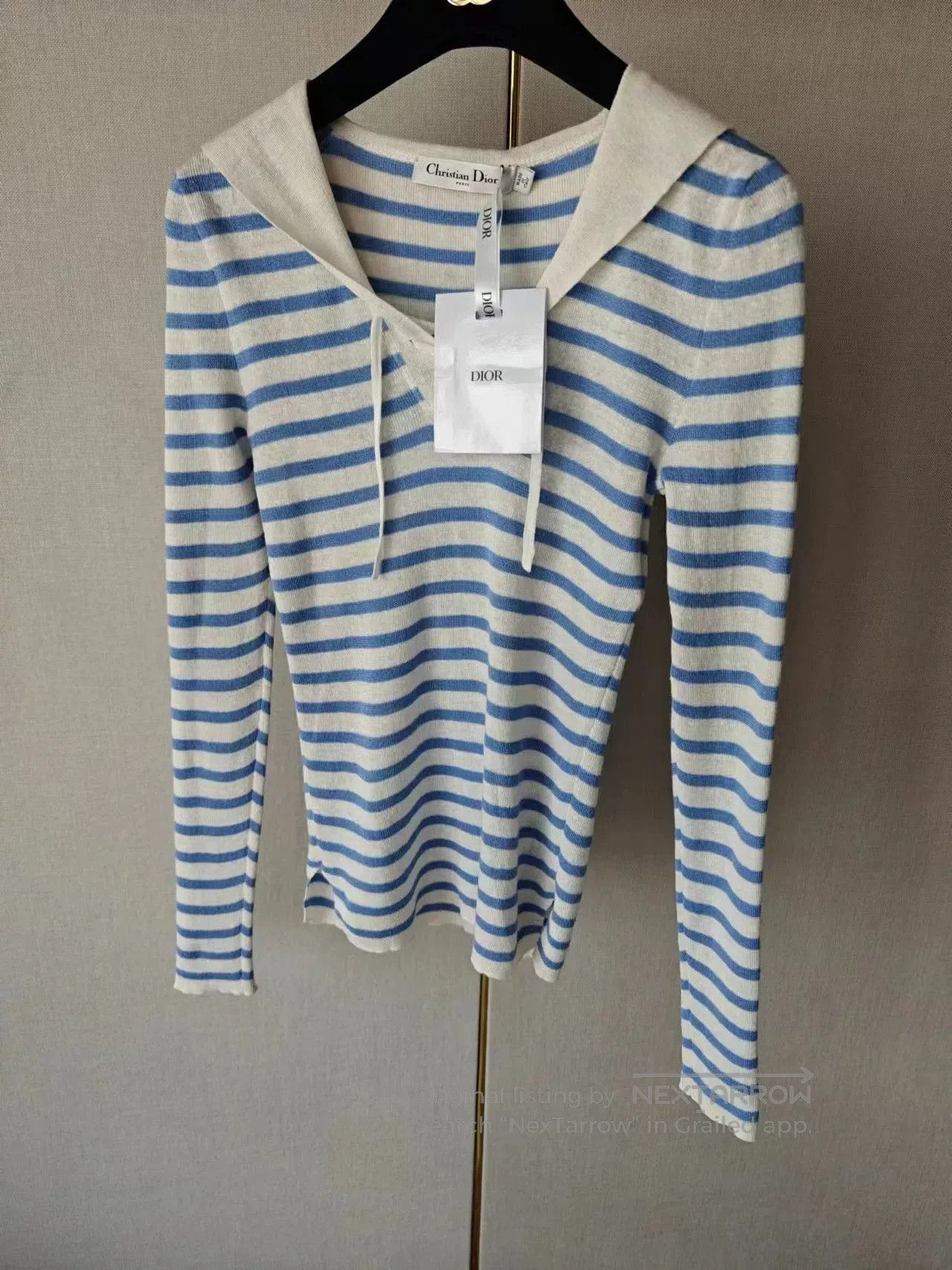 Dior Dior Authentic Striped Top. Size M / US 6-8 / IT 42-44 - 1 Thumbnail