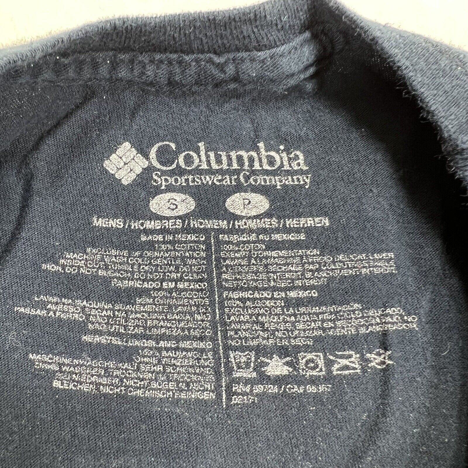 Columbia Columbia Navy Blue Short Sleeve Logo Graphic T Shirt Size US S / EU 44-46 / 1 - 6 Thumbnail