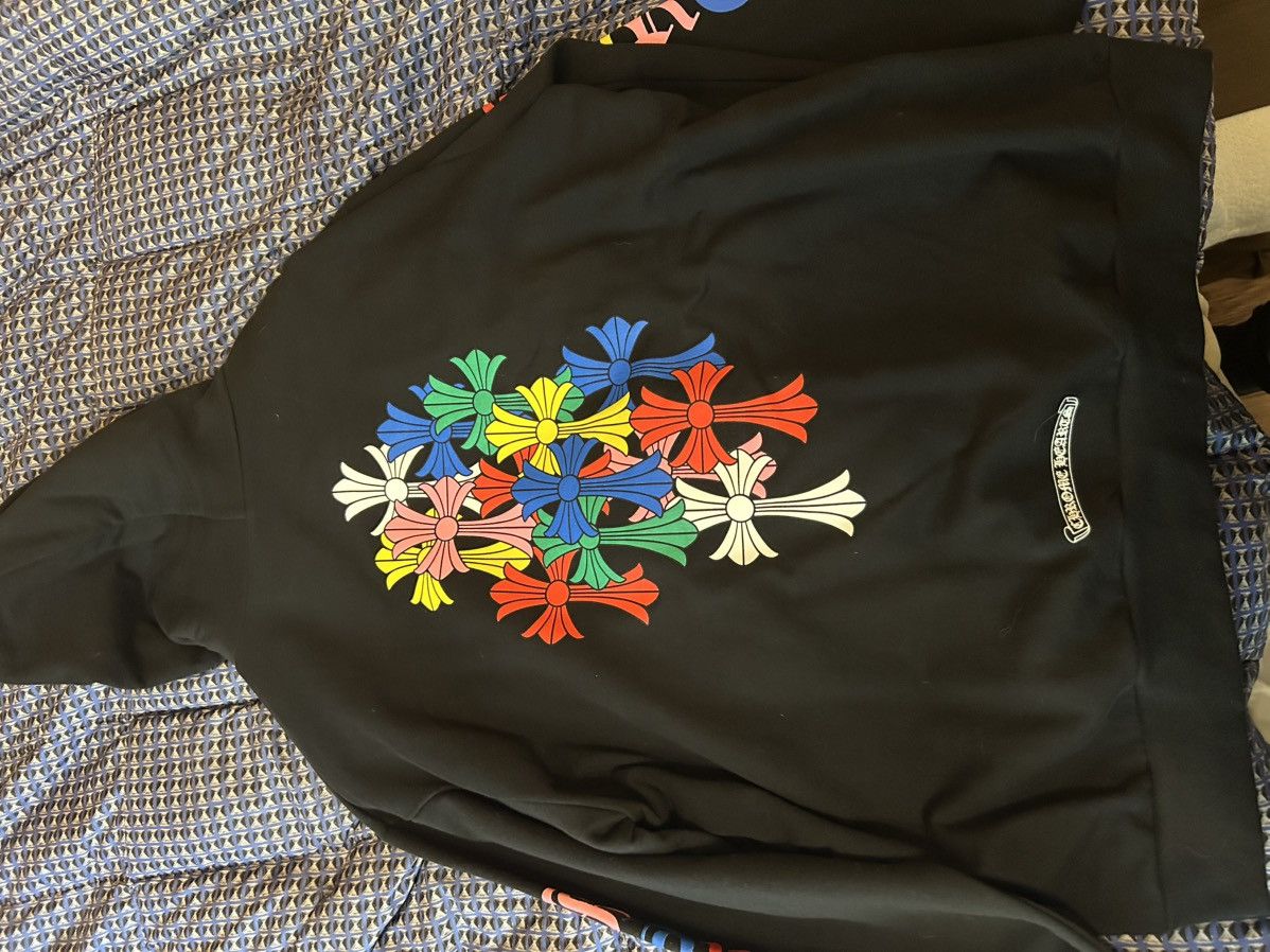 Chrome Hearts CH Multicolor Cemetery Cross Pullover Size US XL / EU 56 / 4 - 4 Thumbnail