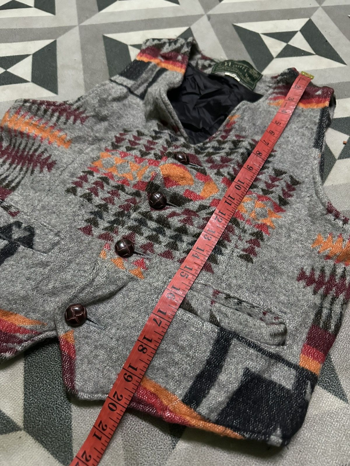 Native Monti native navajo wool vest Size US S / EU 44-46 / 1 - 8 Thumbnail
