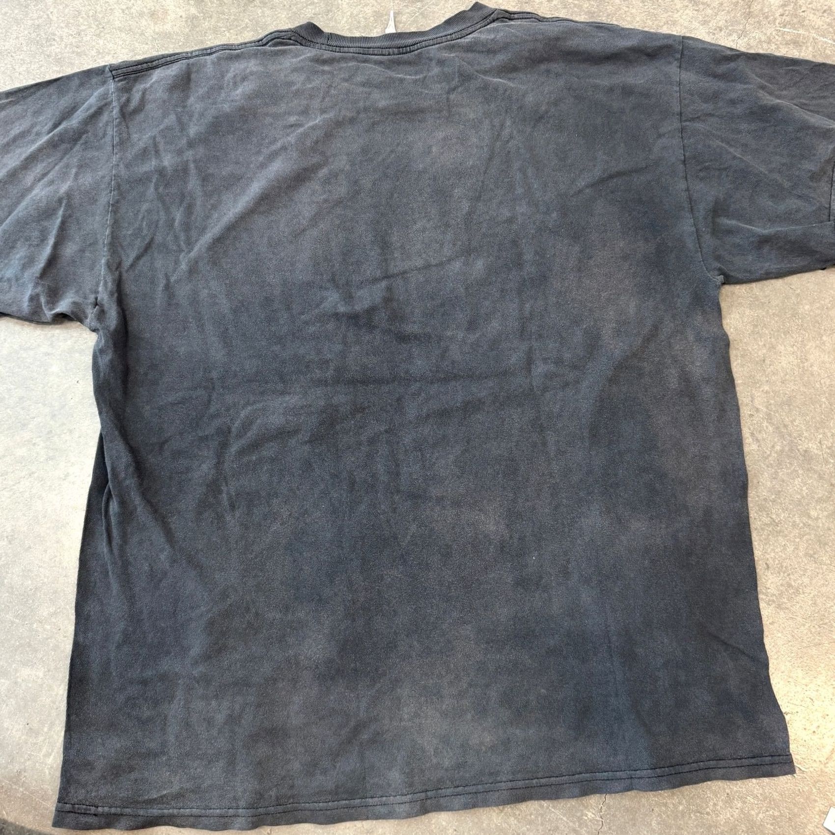 Vintage VINTAGE Y2K Wide Open Moto Faded Biker Motorcycle Black Grunge Graphic Tee XL Mens Size US XL / EU 56 / 4 - 2 Thumbnail