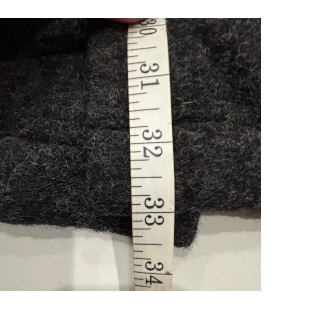 R28 HUGO BOSS Men\'s Wool Peacoat Gray XL