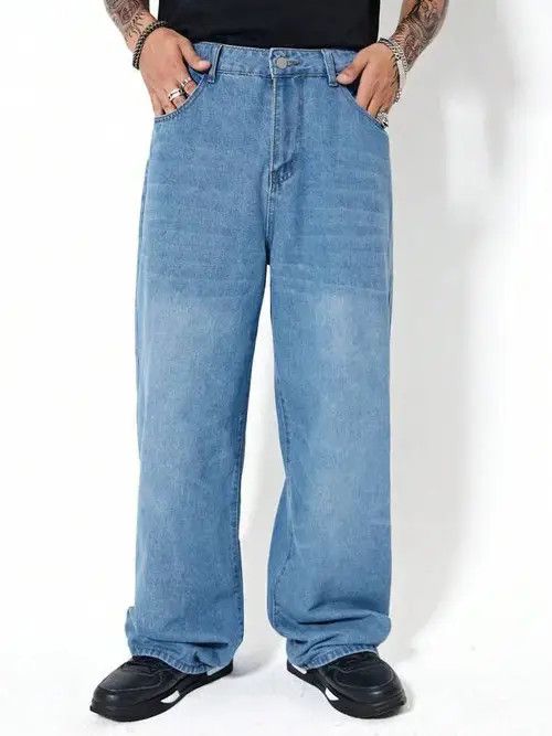 Jean Horiko x Meifa Vintage Washed Baggy Denim Jeans Skate Size US 32 / EU 48 - 3 Thumbnail