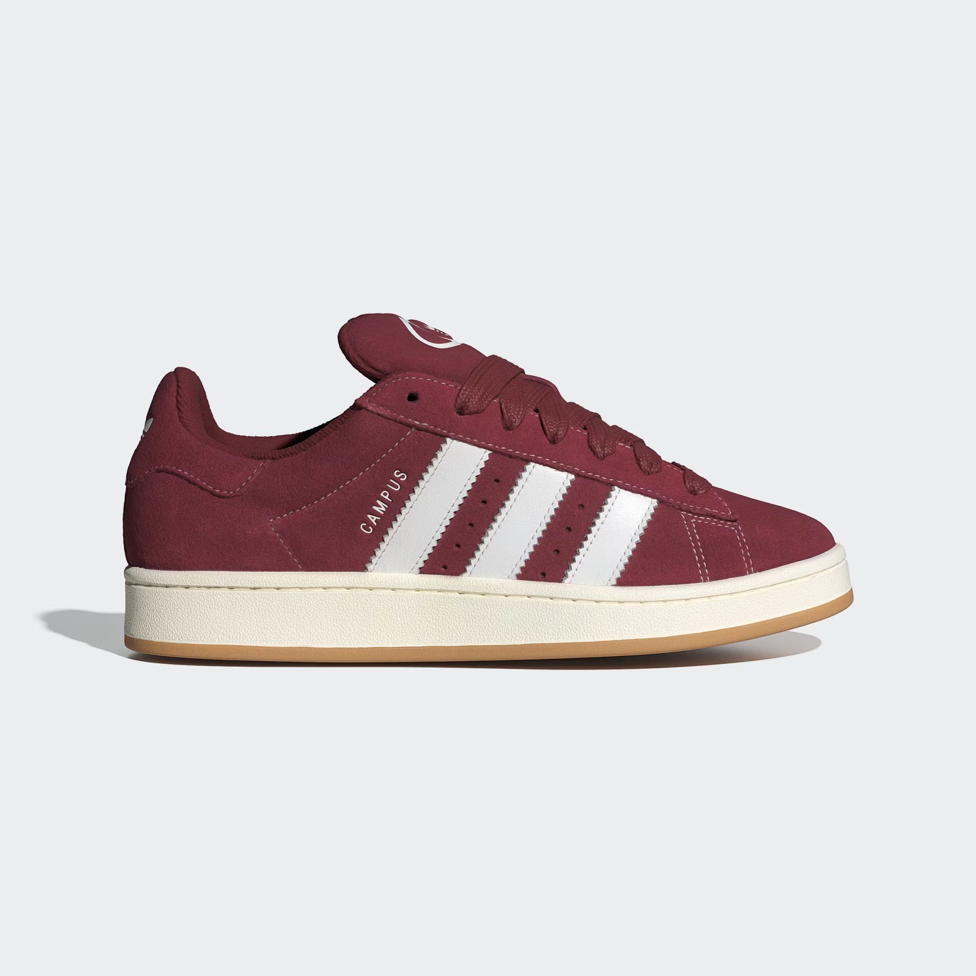Adidas o1mle0426 Unisex Campus Low-Top Sneakers in Burgundy/White Size US 14 / EU 47 - 1 Thumbnail