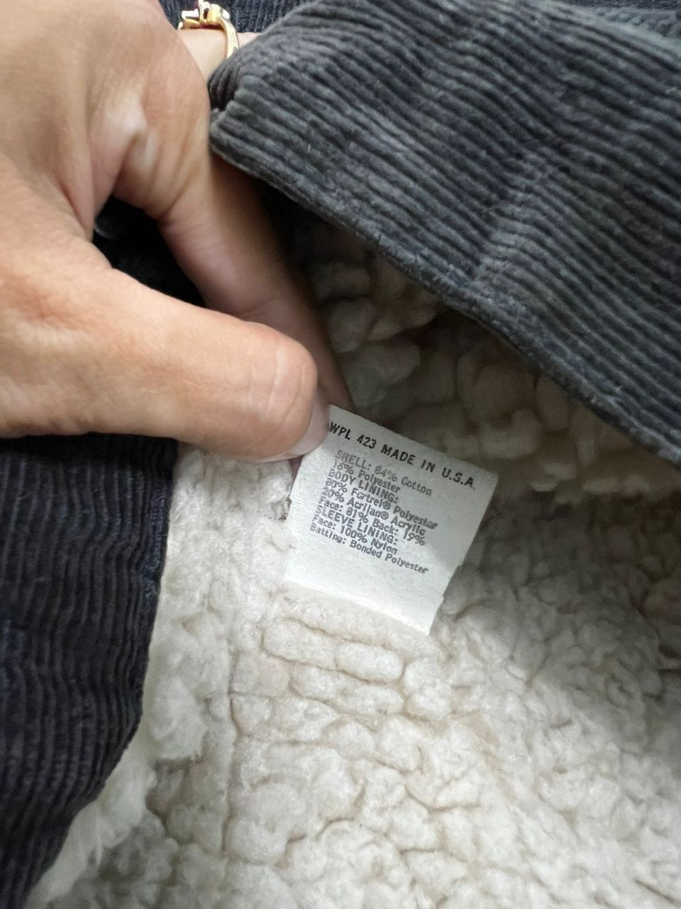 Levi's × Levi's Vintage Clothing × Vintage Vintage 80’s Levis Sherpa Corduroy Jacket Size US S / EU 44-46 / 1 - 7 Thumbnail
