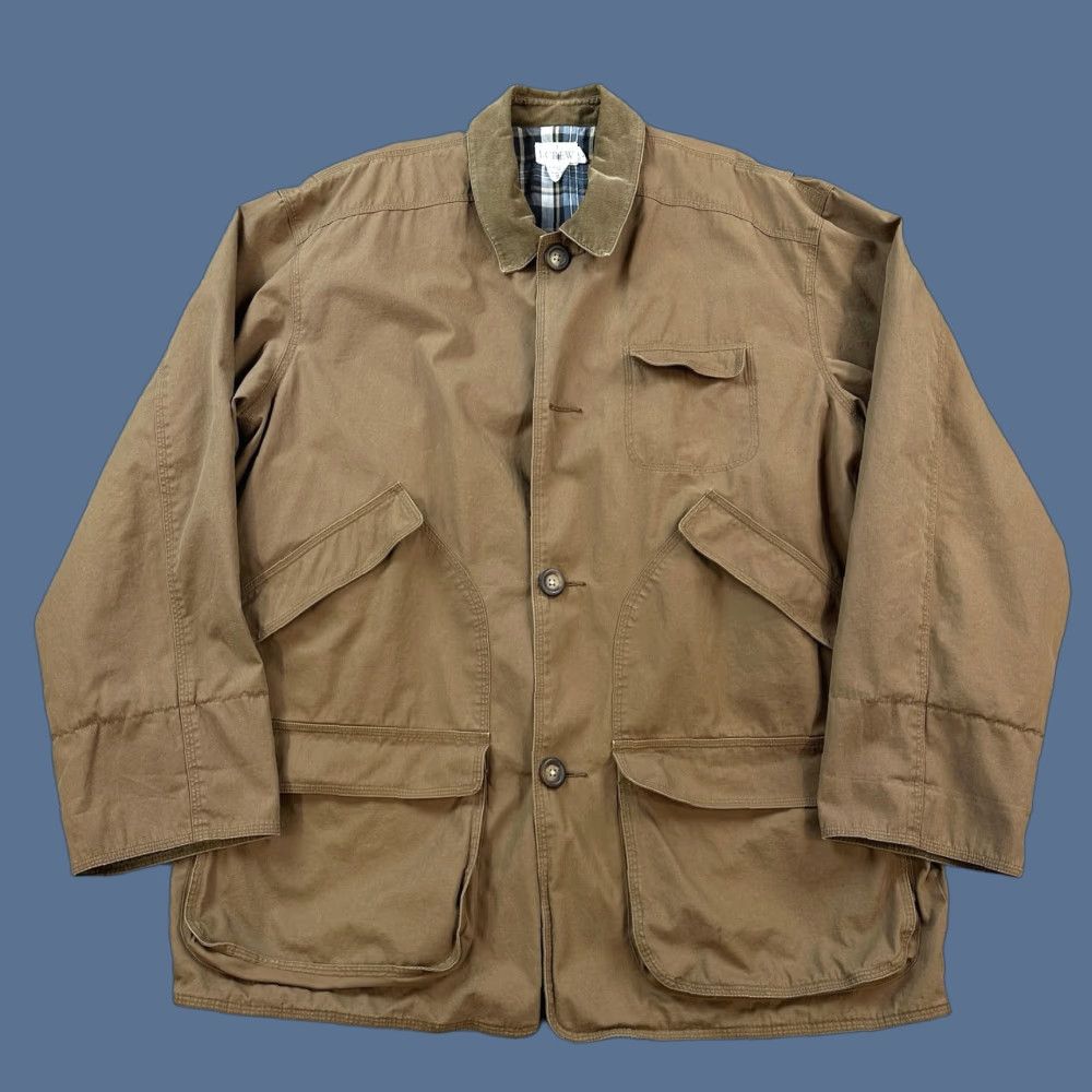 J.Crew VINTAGE J.CREW OARSMAN CHORE JACKET Mens L Flannel Lined Utility Barn 90s Size US L / EU 52-54 / 3 - 1 Thumbnail