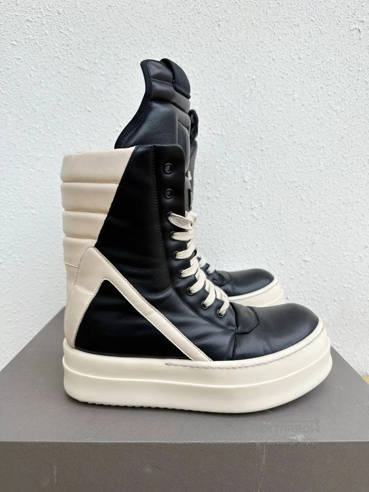 Rick Owens Rick Owens Platform Inverted Triangle High-Top. Size US 8 / EU 41 - 1 Thumbnail