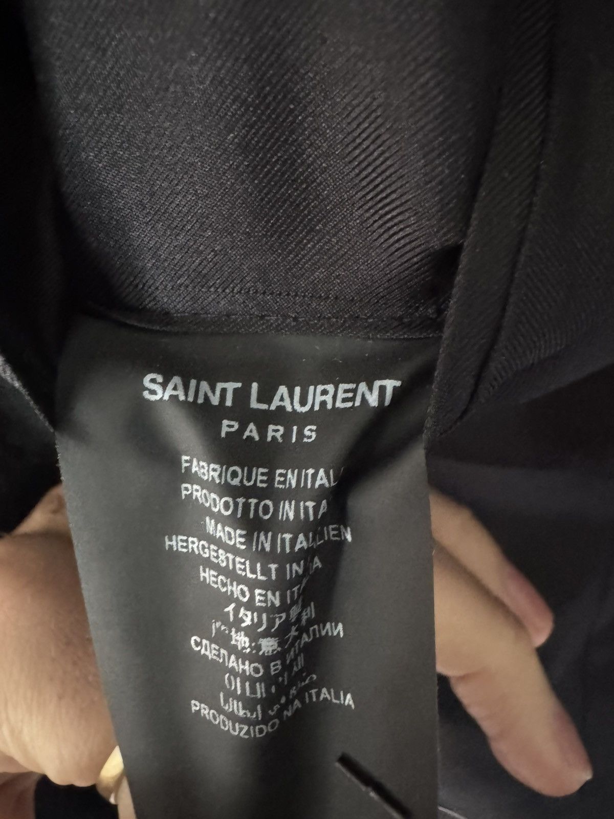 Saint Laurent Paris Wool/Goat Hair Blazer Size 46R - 5 Thumbnail