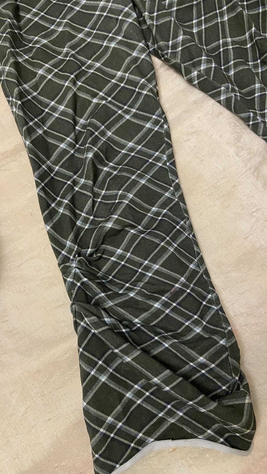Dries Van Noten dries van noten vintage cotton green check pants Size 30" / US 8 / IT 44 - 3 Thumbnail