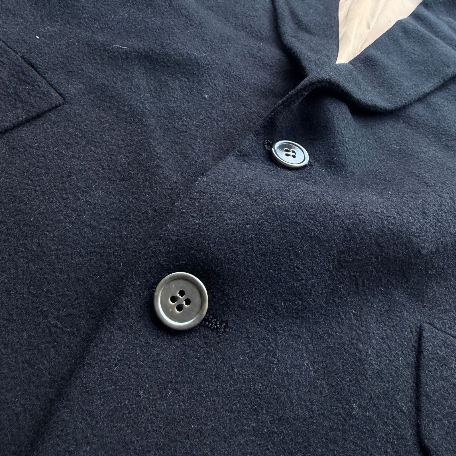 Other Vintage Kenneth Downs 100% Camel Hair Black Blazer 80s USA Size 40R - 4 Thumbnail