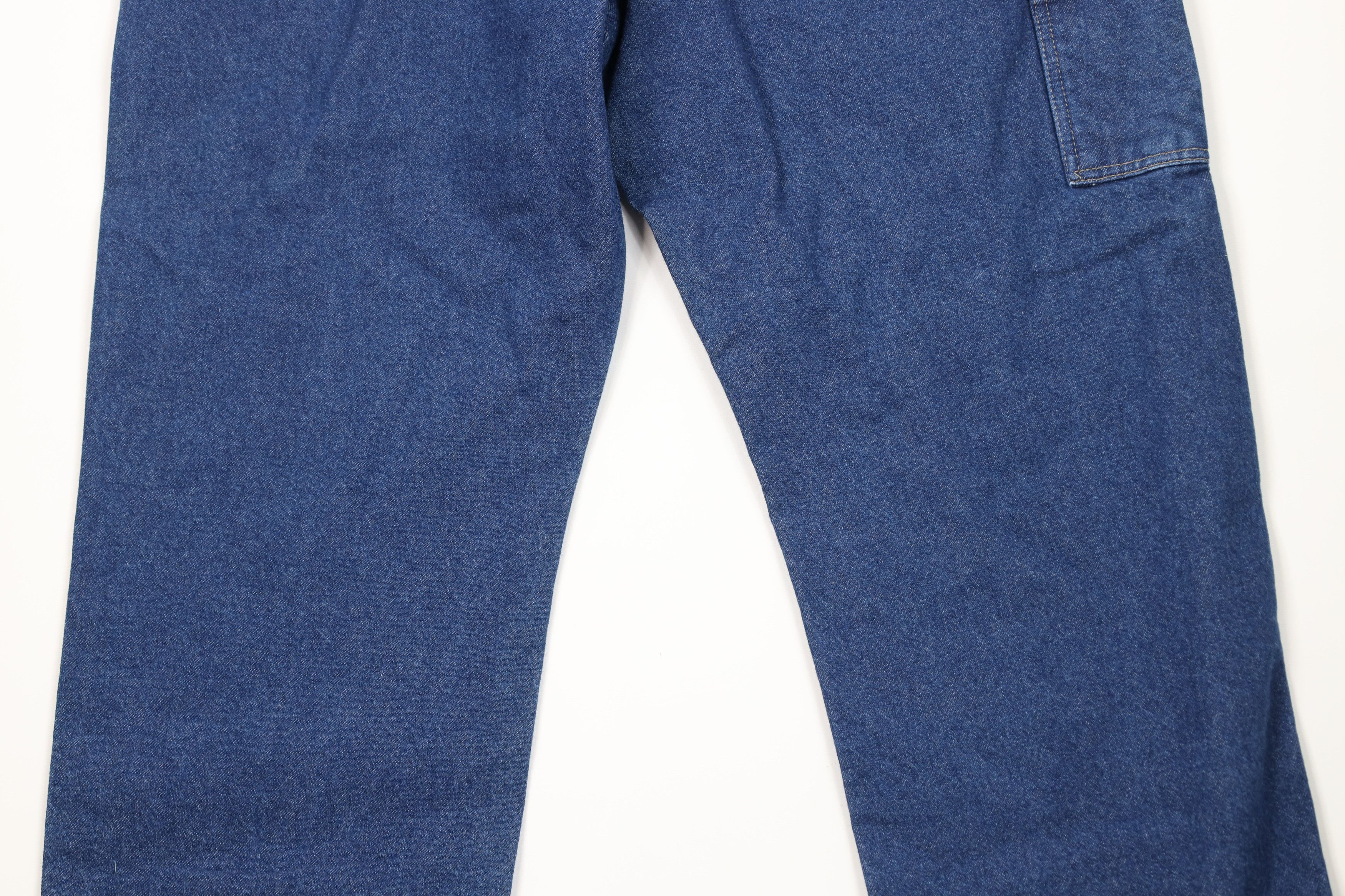 Dickies Deadstock Vintage Y2K Dickies Wide Leg Dungaree Jeans Blue Size US 42 / EU 58 - 9 Thumbnail