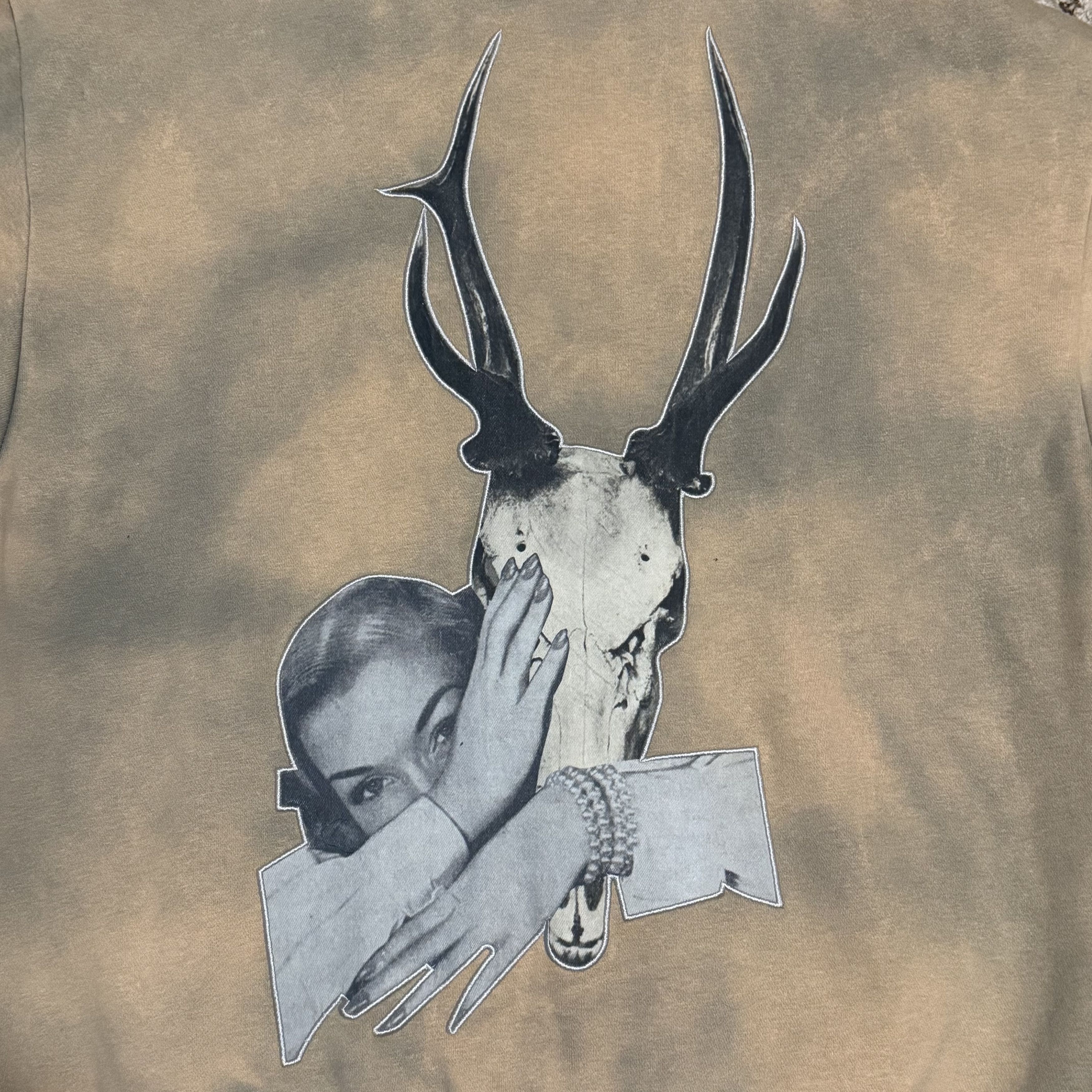 Pleasures Pleasures Gospel Zip Hoodie Size Large Beige/Green Size US L / EU 52-54 / 3 - 4 Thumbnail