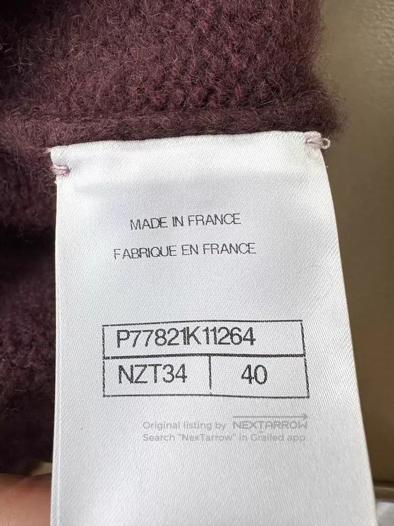 Chanel Chanel 24N Ski Series Sauce Purple Flower Cashmere Mulberr Size S / US 4 / IT 40 - 6 Thumbnail