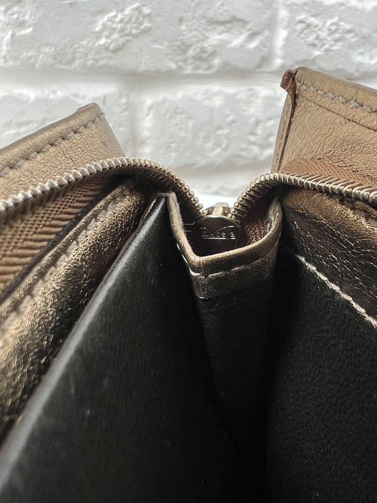 Gucci Gucci GG Monogram Vintage Canvas Clutch Chain Wallet Bag Size ONE SIZE - 12 Thumbnail