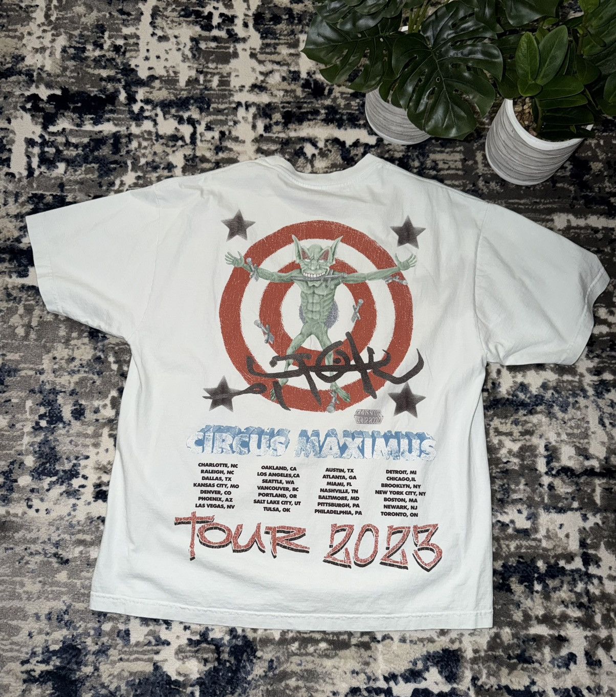 Travis Scott Travis Scott Utopia Tour Tee Size US XL / EU 56 / 4 - 2 Thumbnail