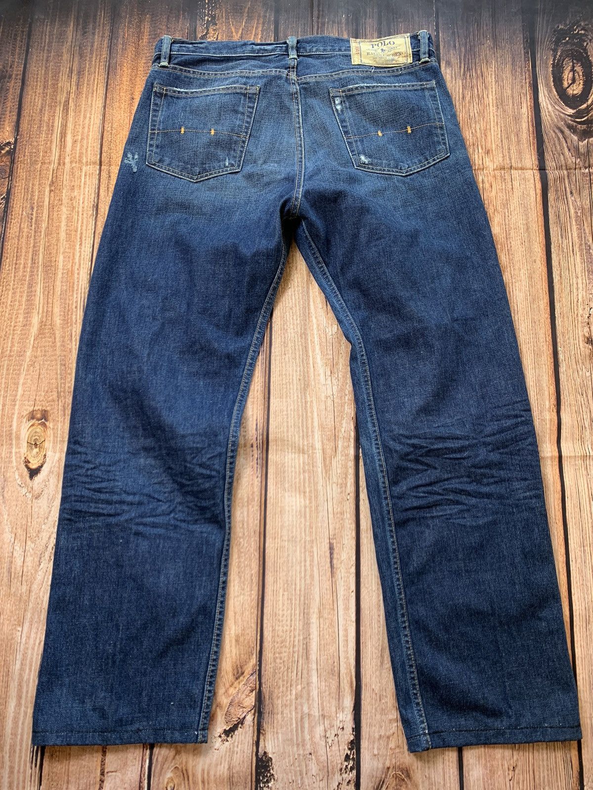 Vintage pants Ralph Lauren y2k denim distressed Japan style
