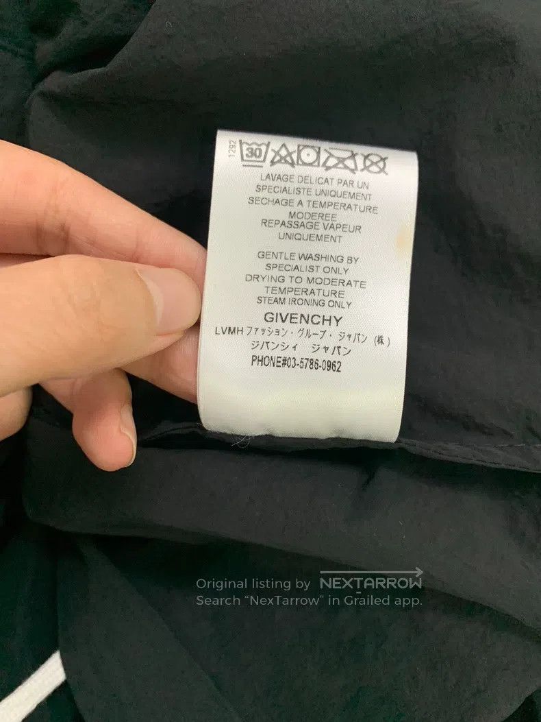 Givenchy Givenchy Black Glossy Nylon Patchwork Windbreaker Coat Size XS / US 0-2 / IT 36-38 - 6 Thumbnail
