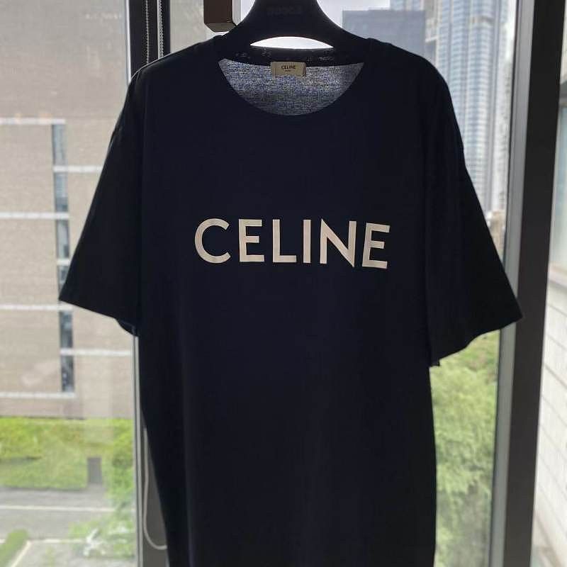 Celine Celine Logo T-Shirt Size L Size L / US 10 / IT 46 - 1 Thumbnail