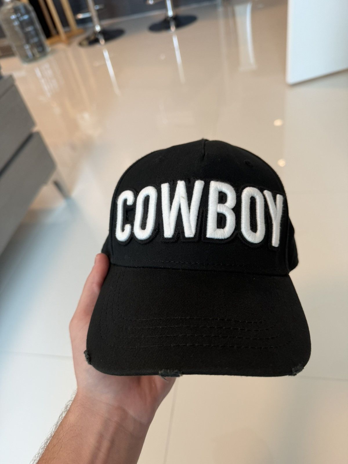 Dsquared2 DSquared2 “Cowboy” Black Cap Size ONE SIZE - 3 Thumbnail