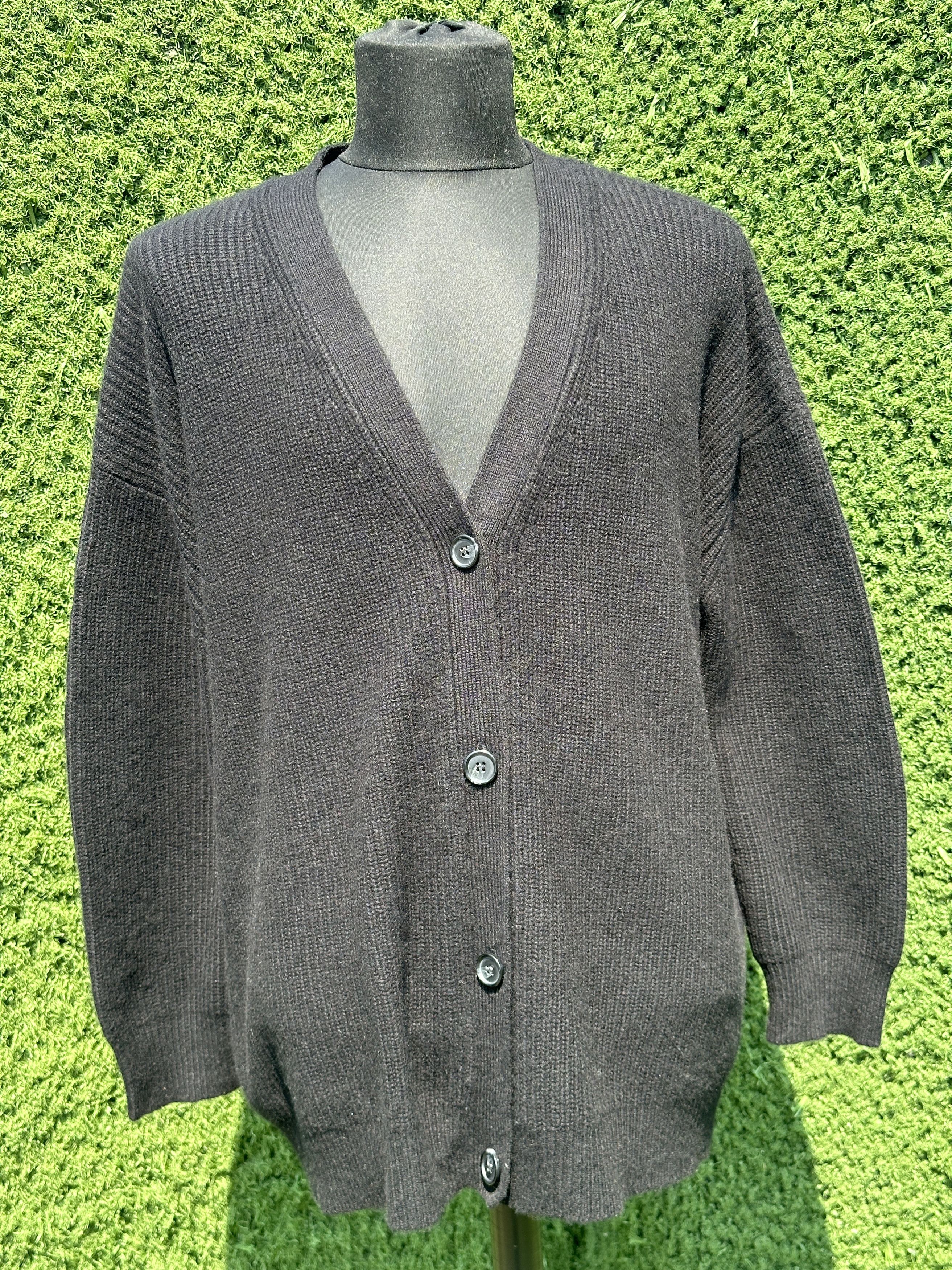 Other Jenni Kayne Knit Cocoon Cardigan 100% Cashmere Black Size L Size L / US 10 / IT 46 - 6 Thumbnail