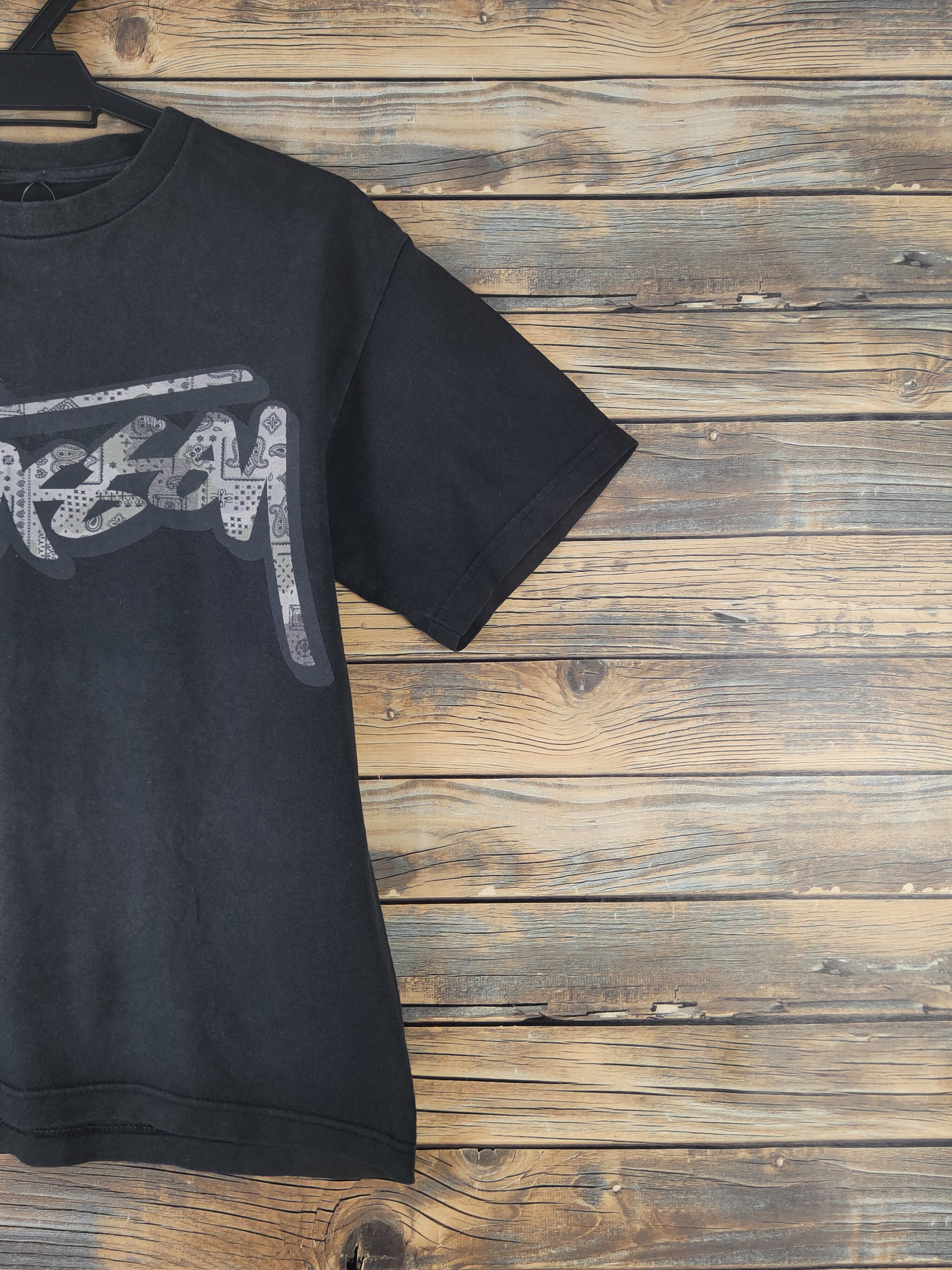 Stussy DL Stussy Black Faded vintage Short Sleeve T-shirt #1629 Size US M / EU 48-50 / 2 - 6 Thumbnail
