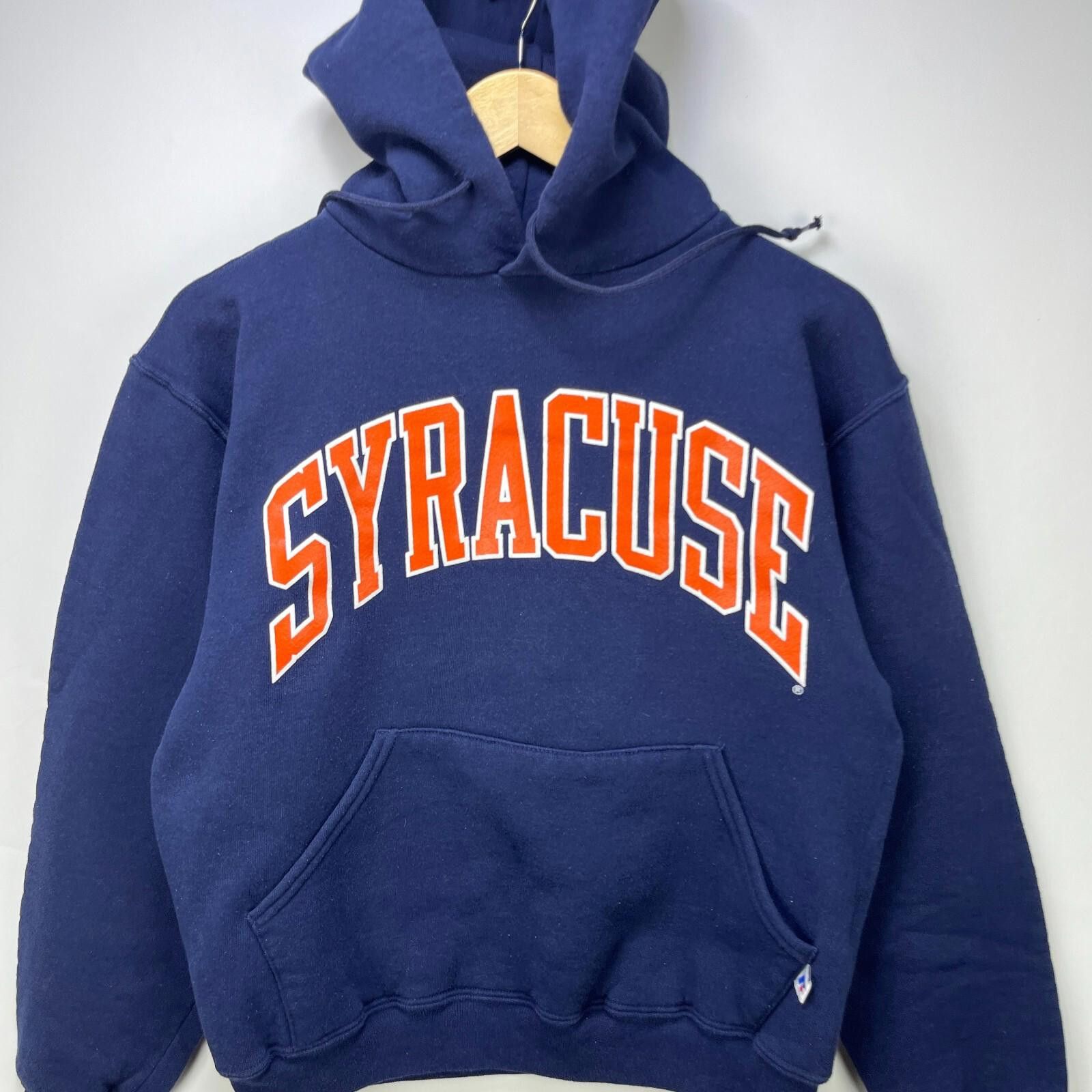 Russell Athletic Vintage 90s Russell Syracuse Orange University Hoodie Small Size ONE SIZE - 2 Thumbnail