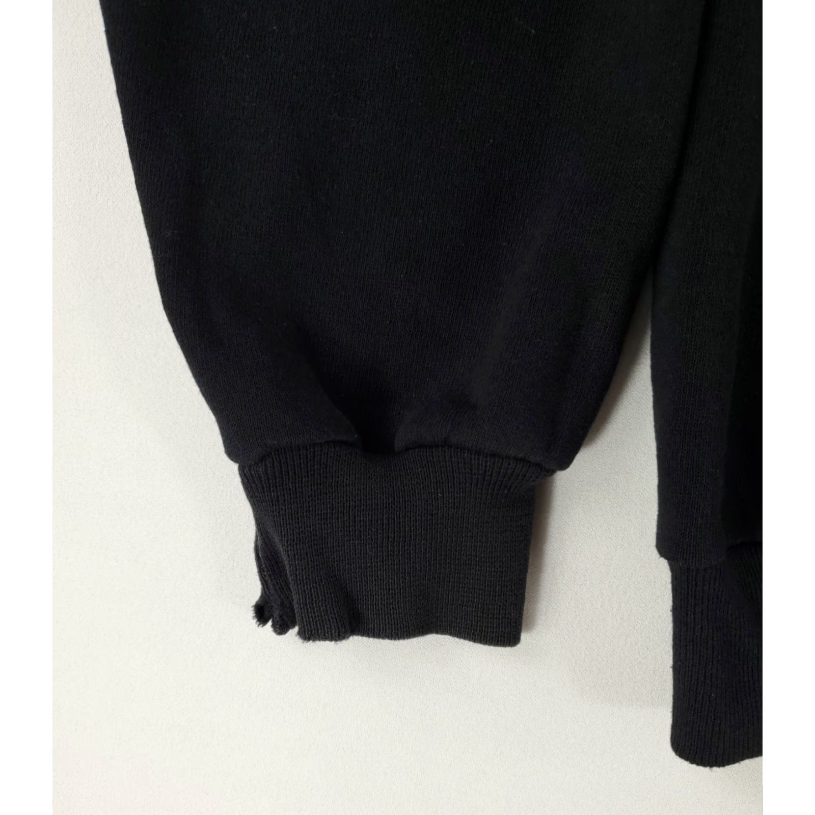 Jerzees VINTAGE Jerzees Sweatshirt Long Sleeve Made USA Black Mens L VTG 90s Cuff Wear Size US L / EU 52-54 / 3 - 3 Thumbnail