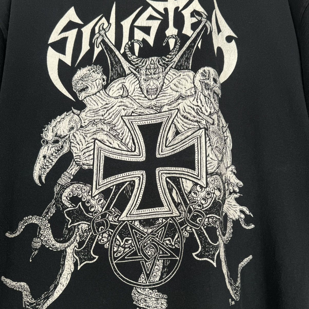 Band Tees Vintage Sinister Rare Death Metal Band T Shirt Size US XL / EU 56 / 4 - 3 Thumbnail