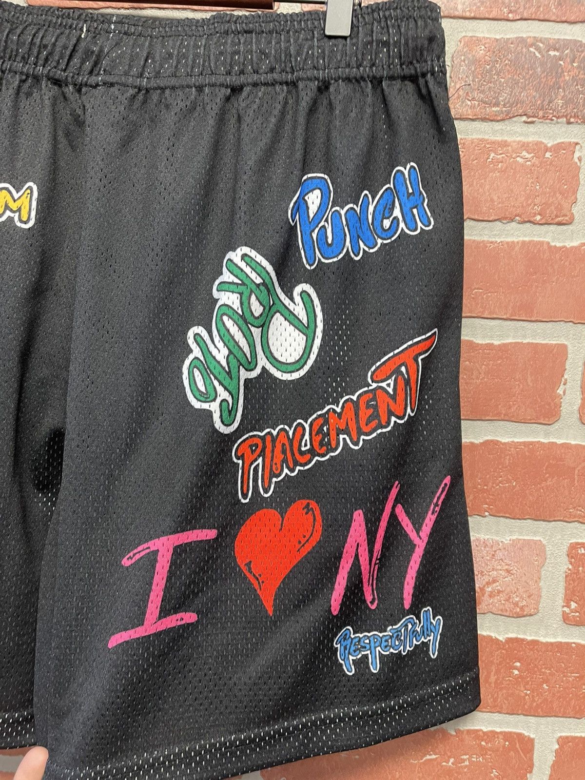 Size XL - Eric Emanuel x Matty Boy EE Shorts Black/Blue