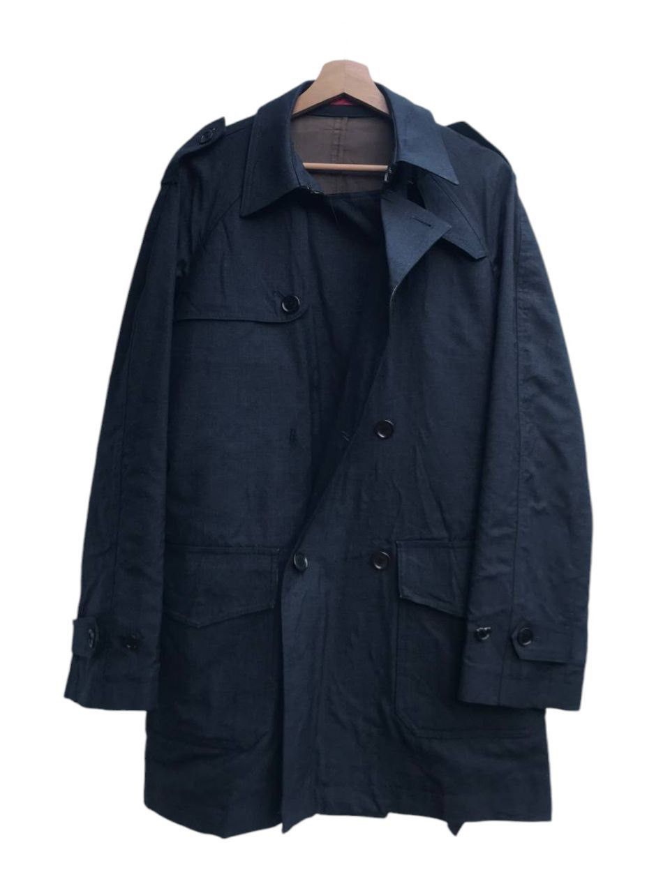 Paul Smith × Vintage Vintage Paul Smith Bal Collar Coat Size US L / EU 52-54 / 3 - 1 Thumbnail