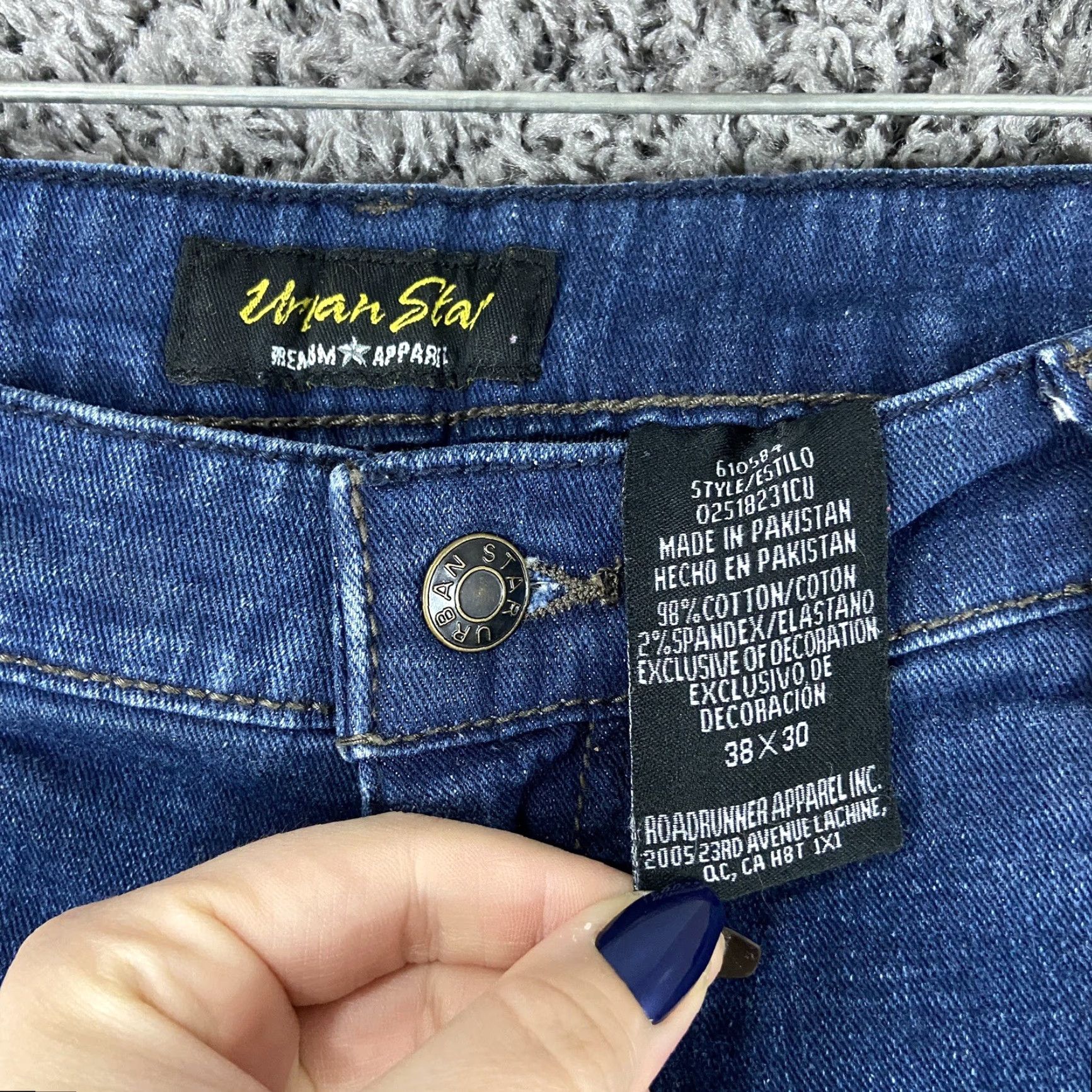 Vintage VINTAGE? No — Urban Star Premium Apparel Jeans Blue 38x30 Men Straight Stars Denim Jeans 38 Men's Regular Blue Stars Jeans Size US 38 / EU 54 - 5 Thumbnail