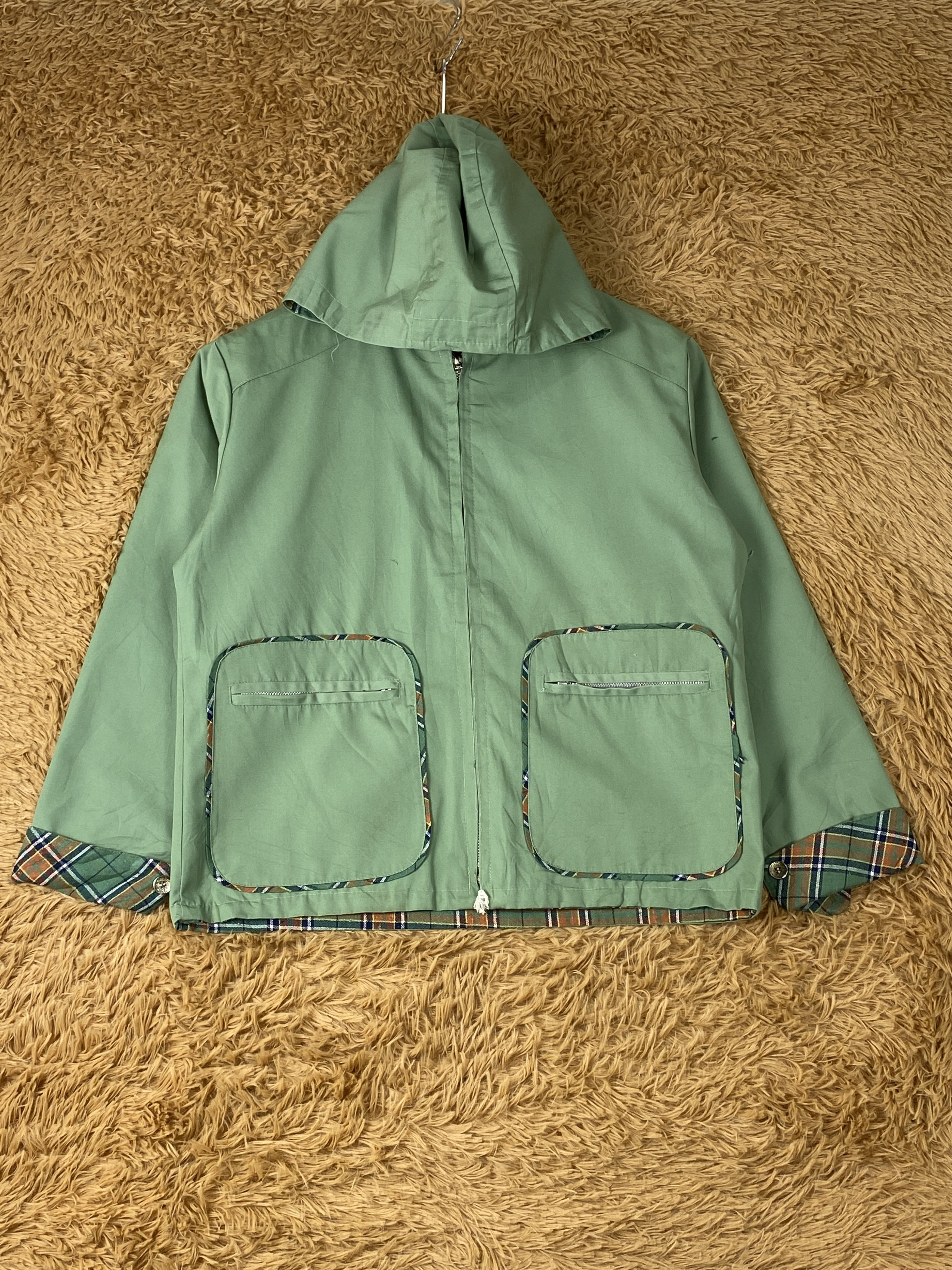 Japanese Brand × Vintage Vintage Japanese Brand Hoodie Flannel Lining Jacket Size US XS / EU 42 / 0 - 1 Thumbnail
