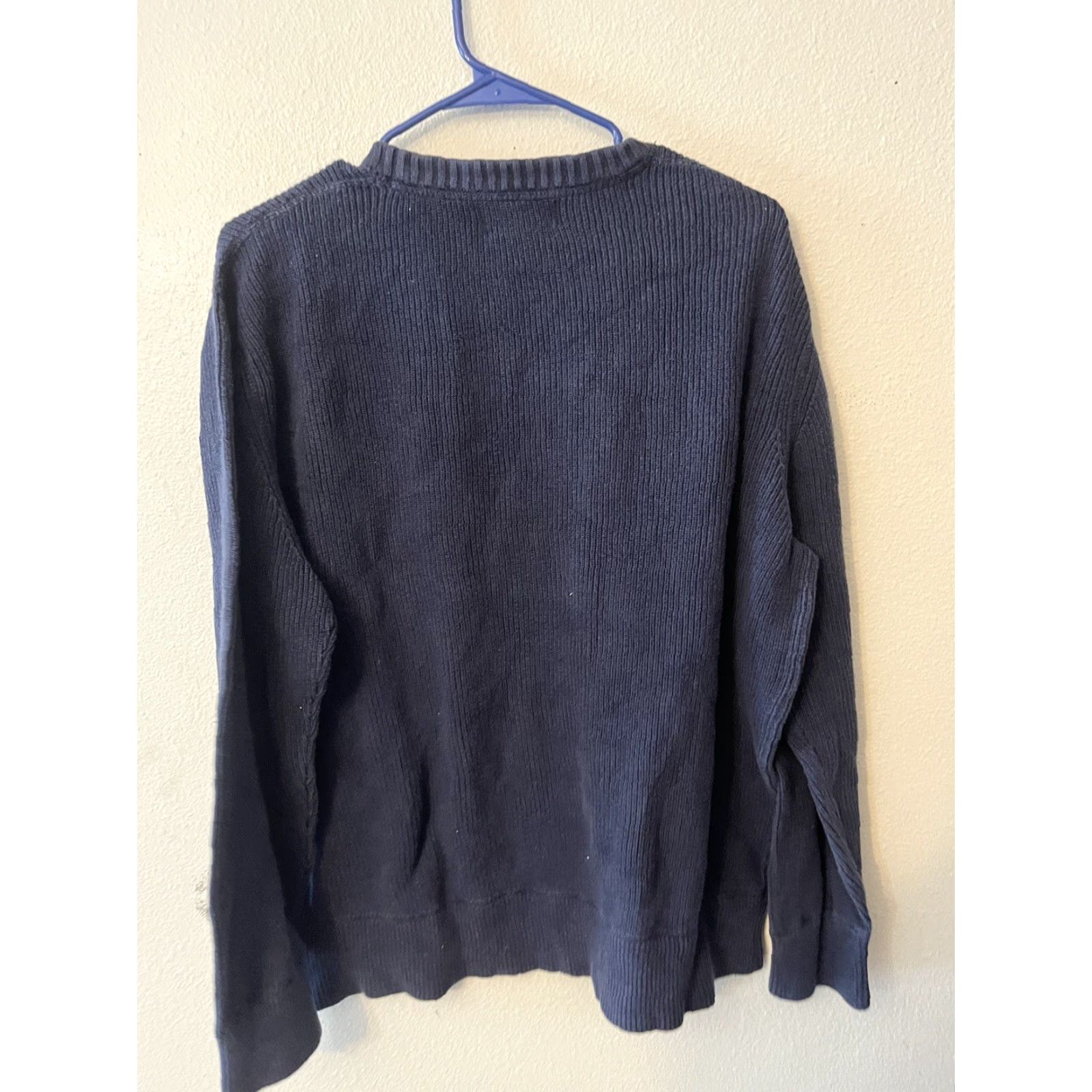 Eddie Bauer VINTAGE Eddie Bauer Sweater Crew Neck Pullover Knit Blue Large Men XL Shirt Size US XL / EU 56 / 4 - 3 Thumbnail