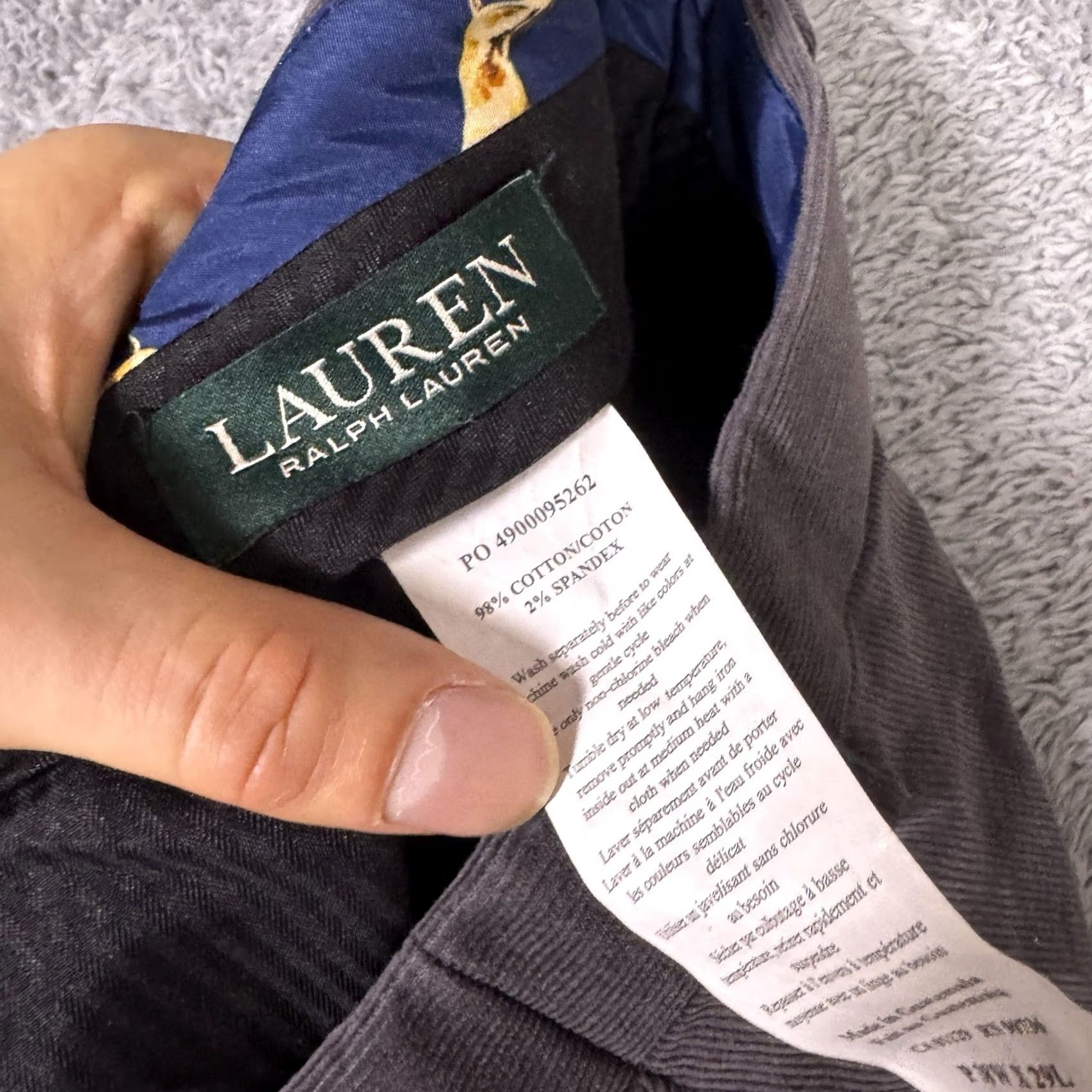 Ralph Lauren VINTAGE Ralph Lauren Pants Mens 38x28 Wale Brown Cuffed Trouser Dog Lining Corduroy Size US 38 / EU 54 - 5 Thumbnail