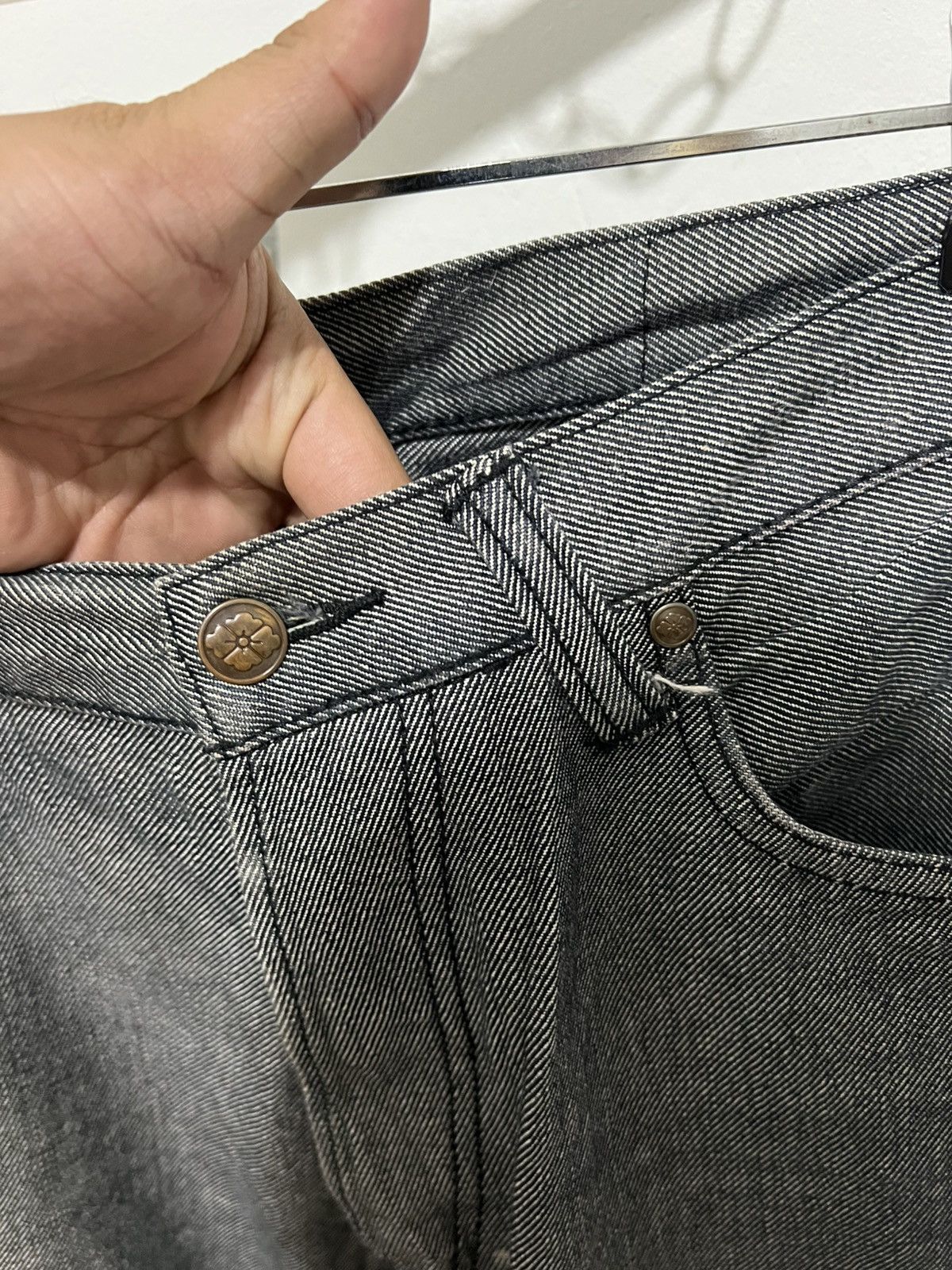 Evisu vintage EVISU YAMANE Buckle Back Selvedge baggy Denim Jeans Size US 32 / EU 48 - 5 Thumbnail