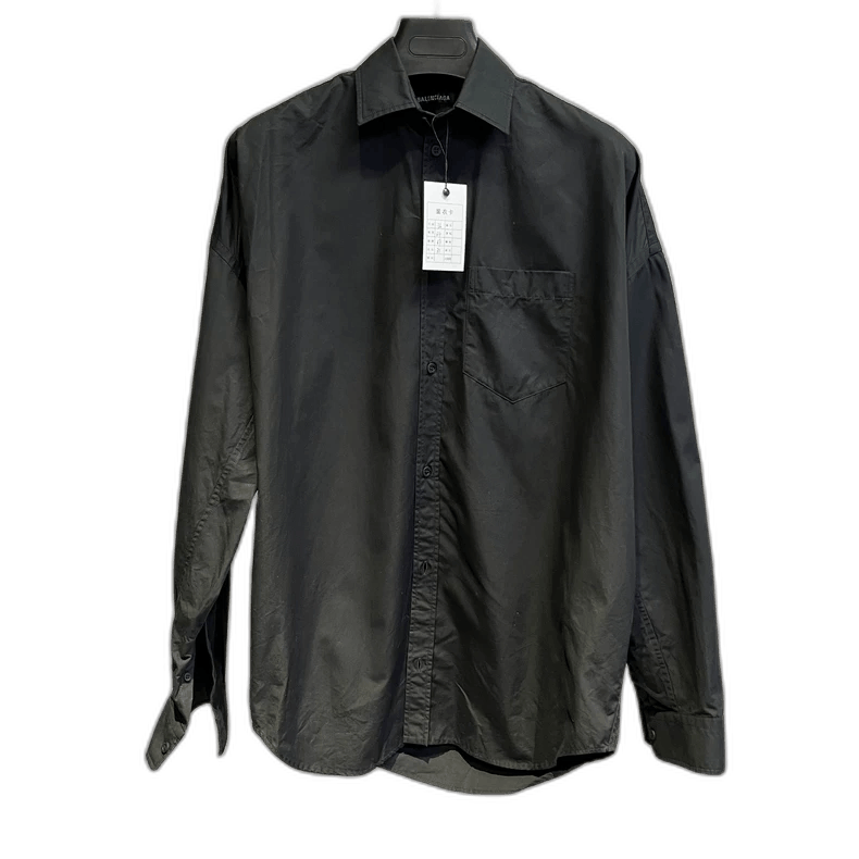 Balenciaga Black Long Sleeve ButtonUp Shirt-2505 Size US S / EU 44-46 / 1 - 1 Thumbnail