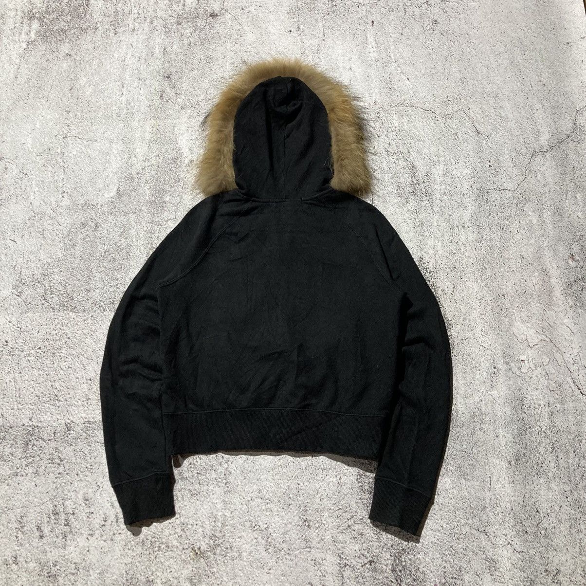 Japanese Brand 2000s Ask England Big Logo Fur Ziphoodie Black Punk Style Size US M / EU 48-50 / 2 - 10 Thumbnail