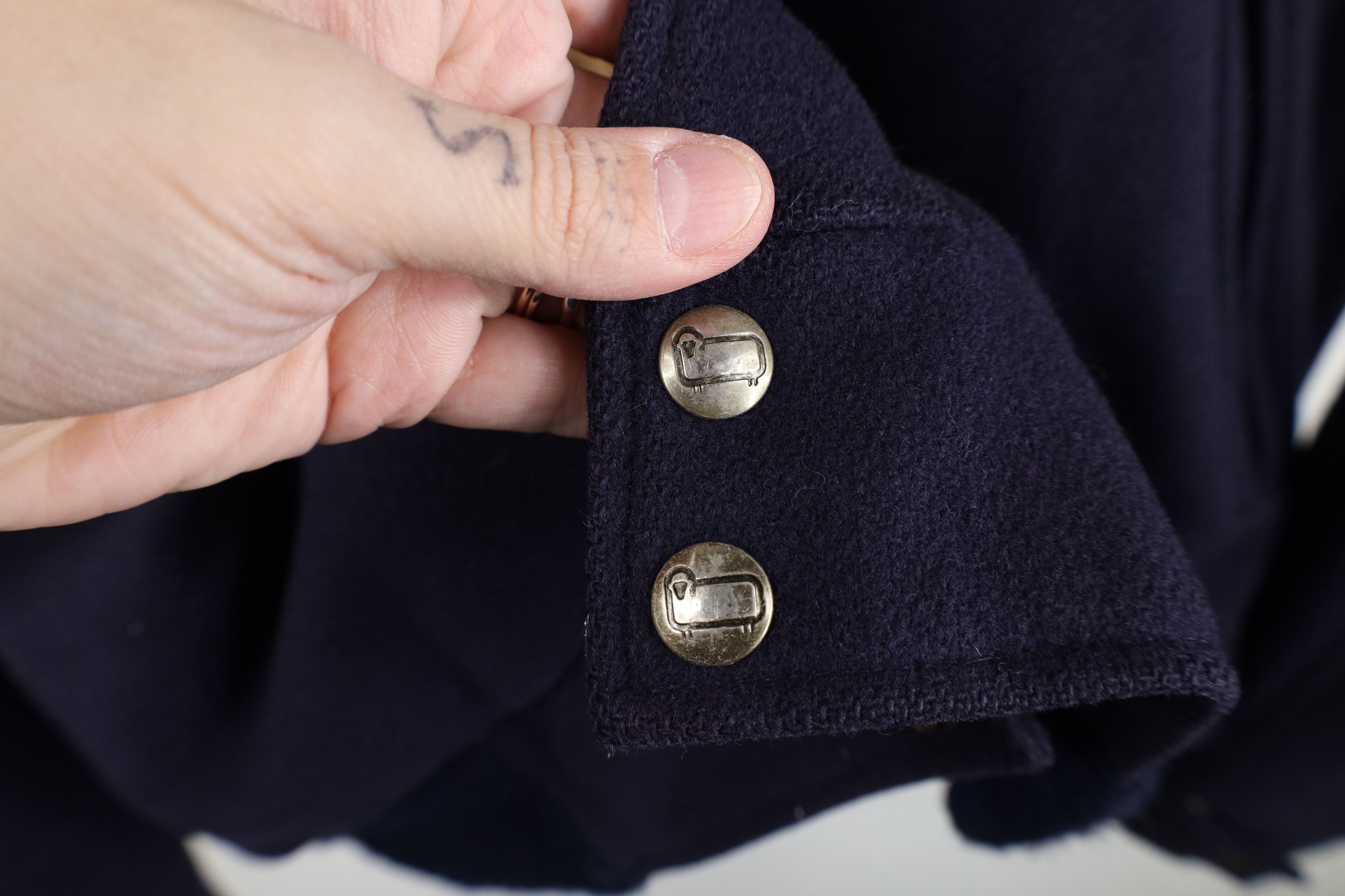 Woolrich Woolen Mills Vintage 90s Woolrich Full Zip Bomber Jacket Navy Blue USA Size US XL / EU 56 / 4 - 7 Thumbnail